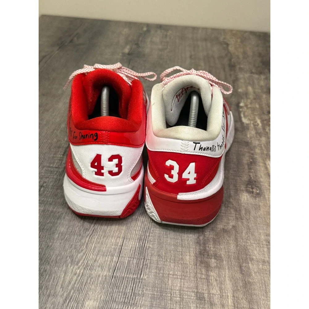 Nike Giannis Immortality 3 Thanks For Sharing Red White FV1933-600 Mens Size 11
